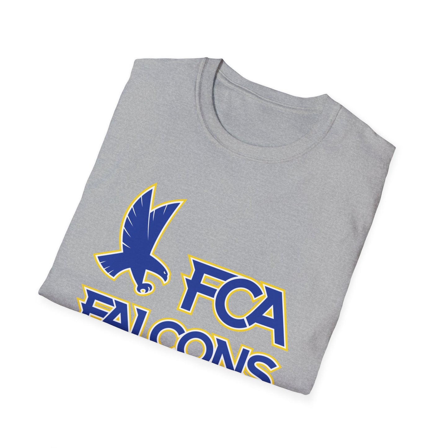 FCA Falcons Softstyle T-Shirt, Christian Academy Tee, Unisex Falcon Shirt, School Spirit Apparel, Gift for Students