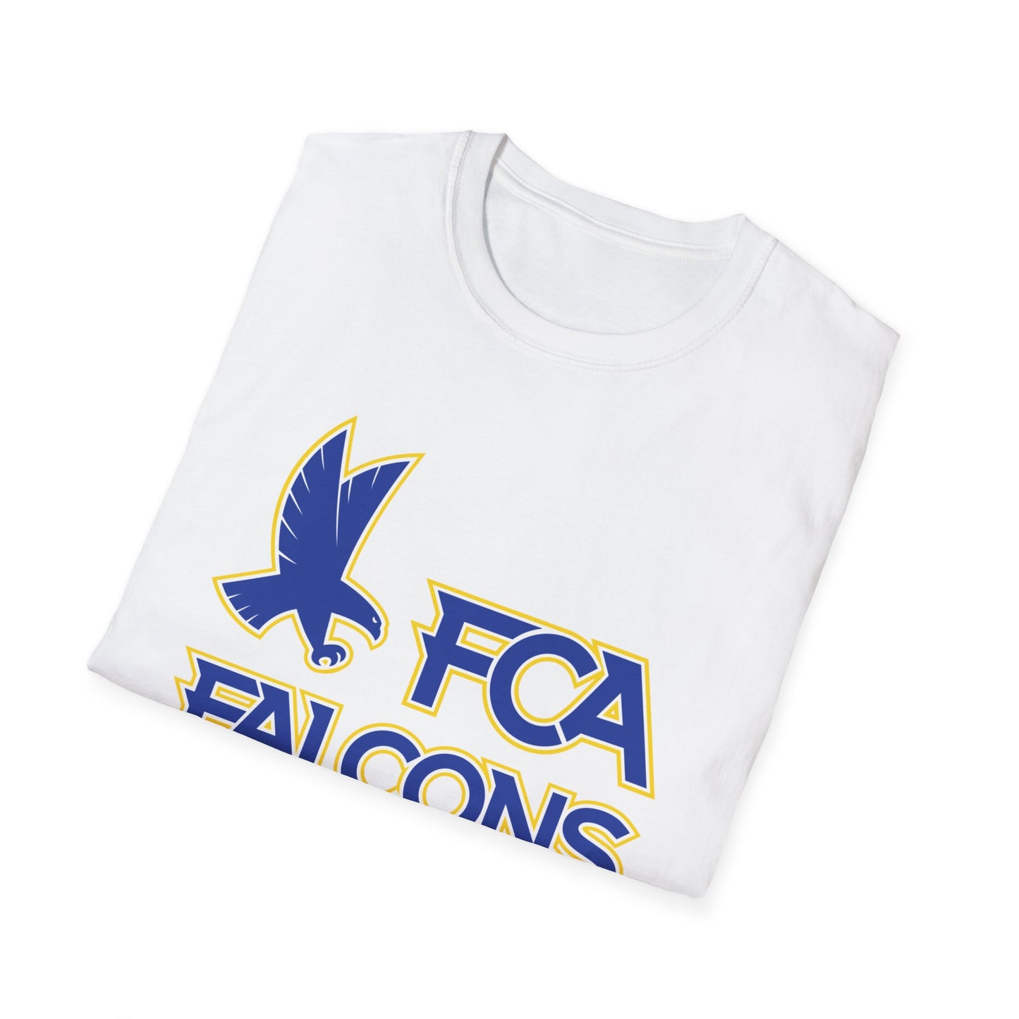 FCA Falcons Softstyle T-Shirt, Christian Academy Tee, Unisex Falcon Shirt, School Spirit Apparel, Gift for Students