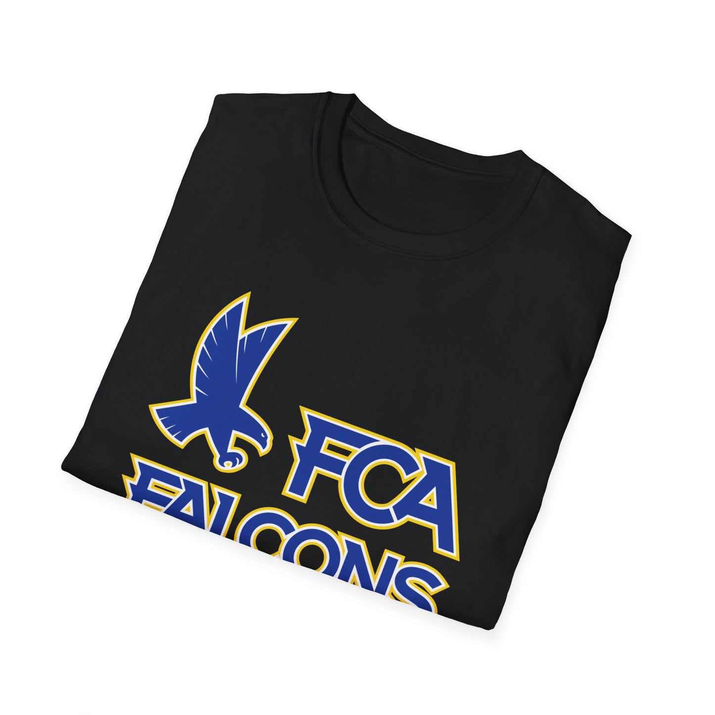 FCA Falcons Softstyle T-Shirt, Christian Academy Tee, Unisex Falcon Shirt, School Spirit Apparel, Gift for Students