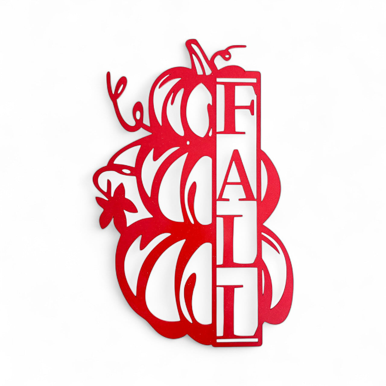 Metal Fall Pumpkin Sign