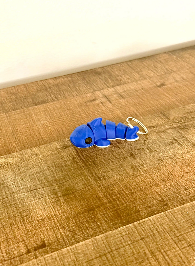 Articulated 3D Printed Animal Key Chains