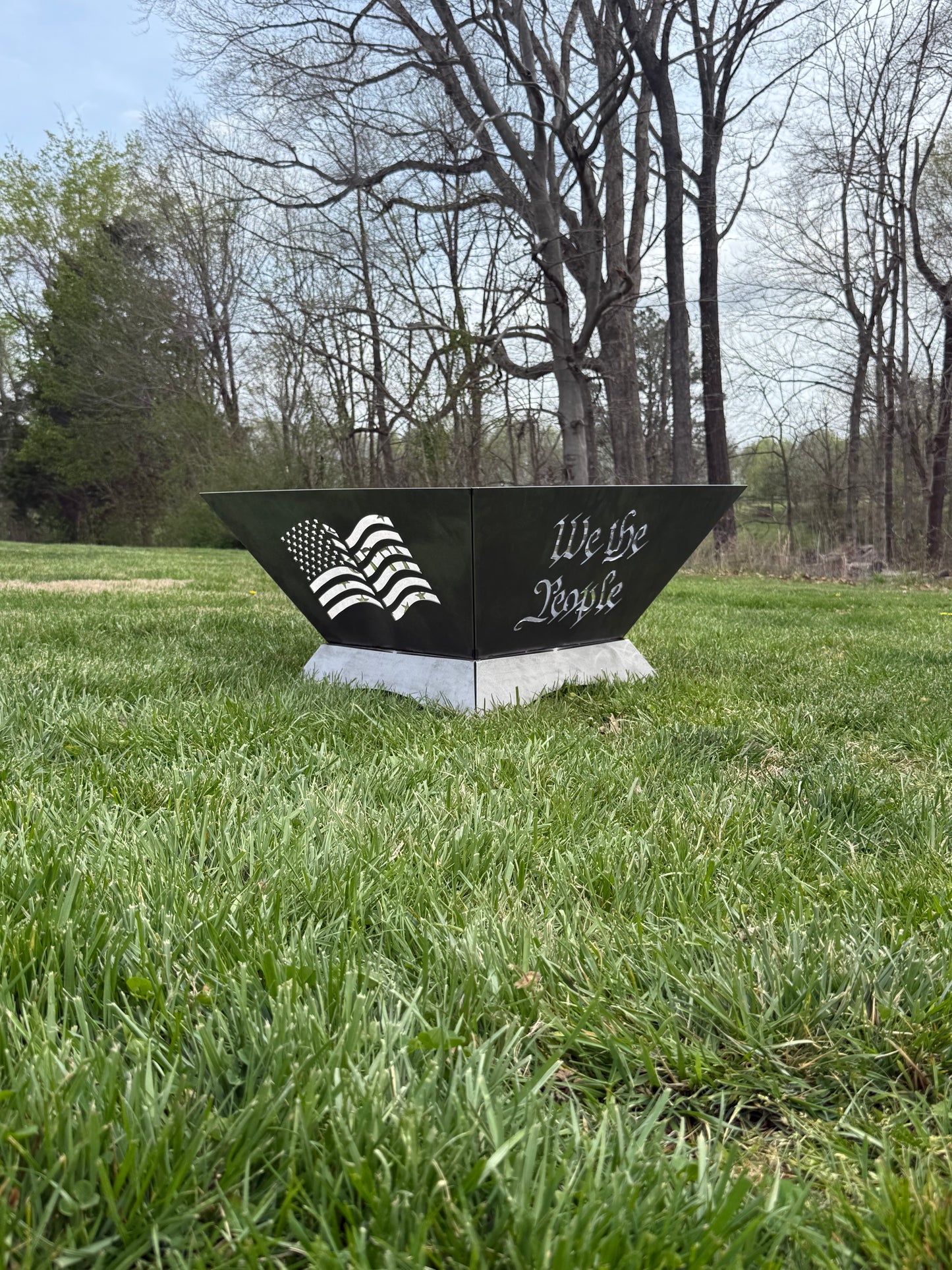 Patriotic Fire Pit