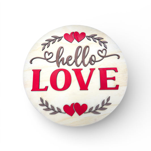 Hello Love Sign