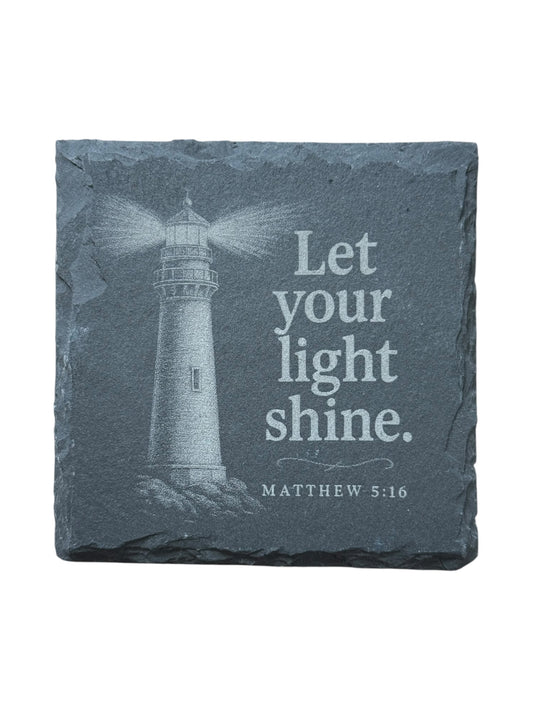 Slate Scripture Coasters