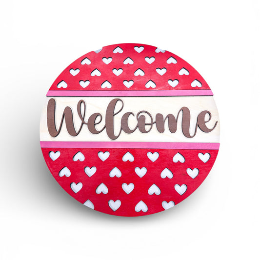 Welcome Heart Sign