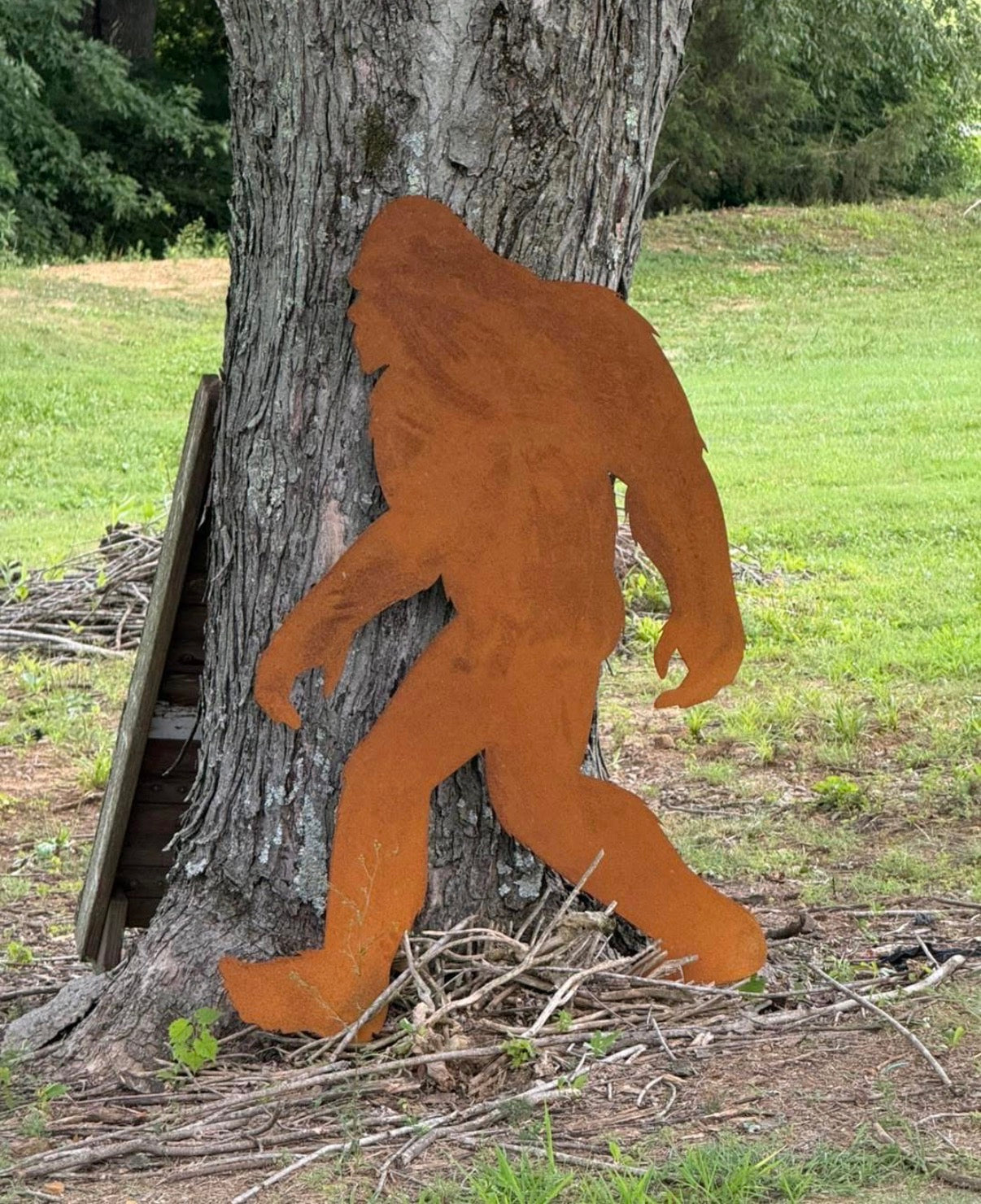 Steel Bigfoot Silhouette