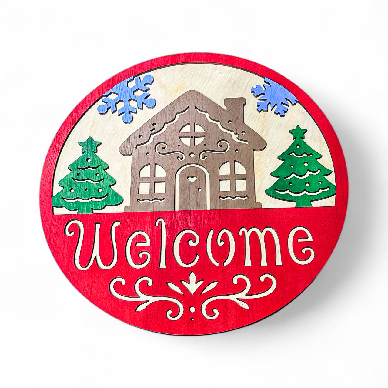 Gingerbread Welcome Sign