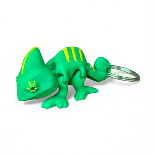 Crazy Chameleon Keychain